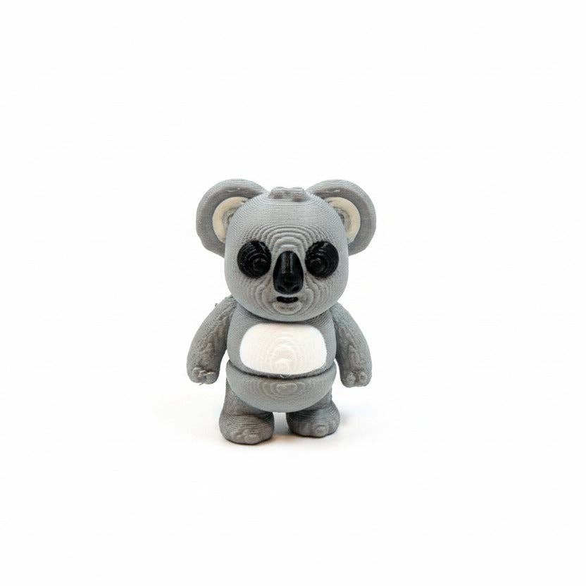 Lorianne Kol 3D Prints - Wholesale Fidget Toy - Kids - Koala • Mini 3D Printed Articulated Animal • Flexi Animals0