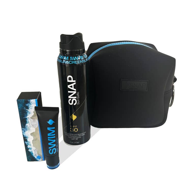 Kit de voyage avec crème solaire et baume à lèvres SPF SNAP Swim, 2 pièces pour la vente par SNAP Wellness