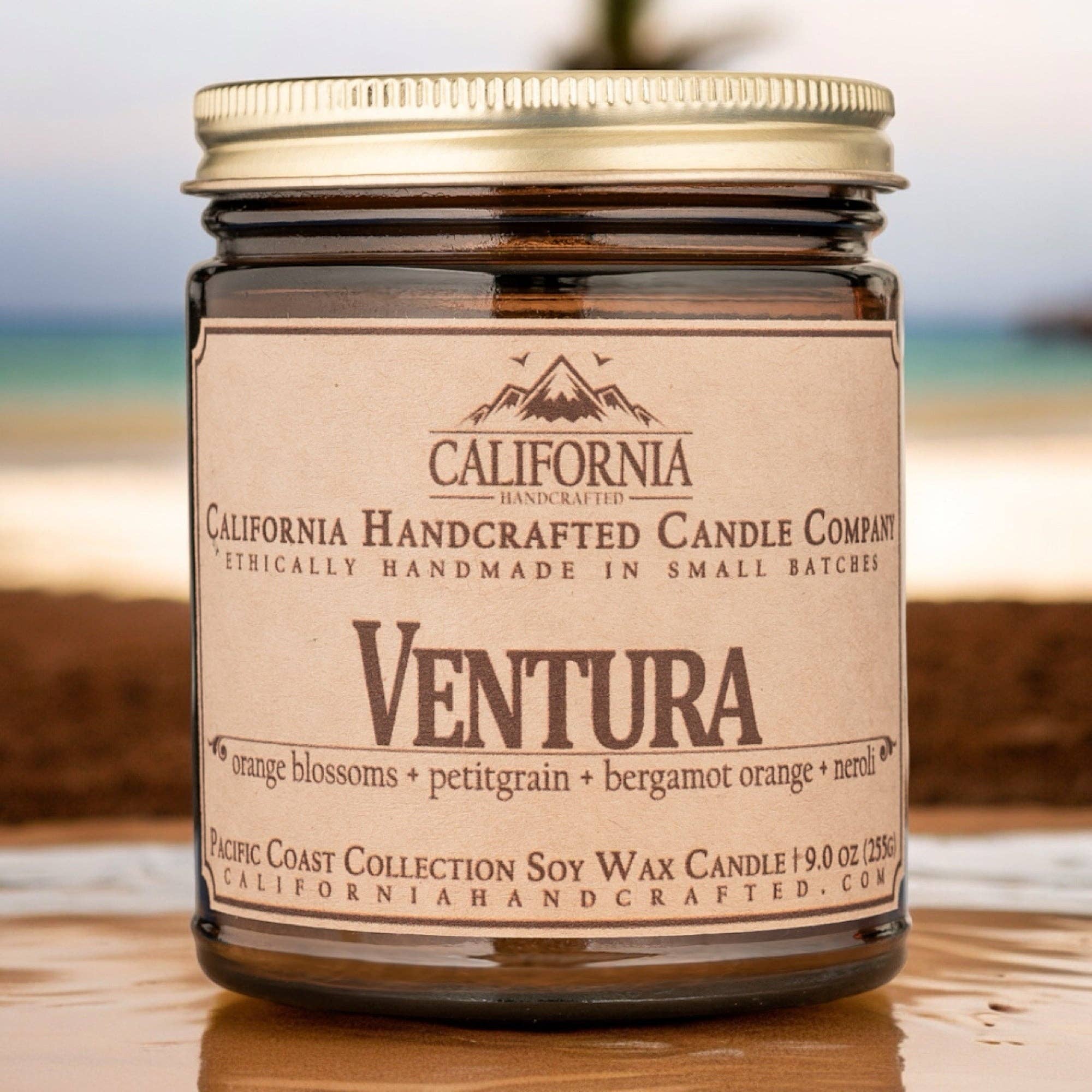 California Handcrafted - Wholesale Jar/Filled Candle - Ventura Coconut Apricot Jar Candle6