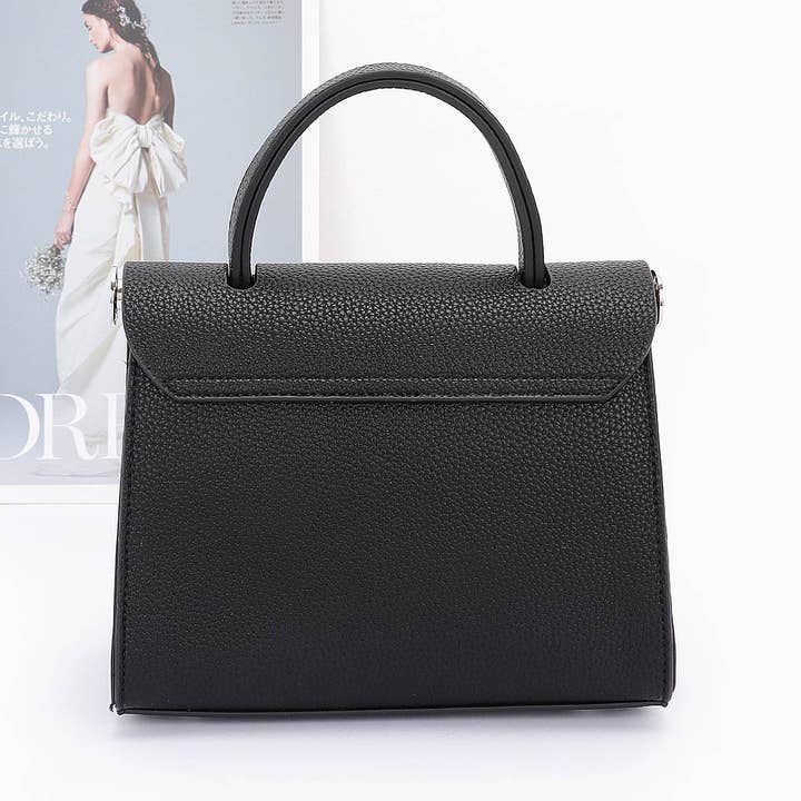 3AM BY H&D ACCESSORIES - Wholesale Top Handle Bag - Women's - Faux Leather Flap Bag8