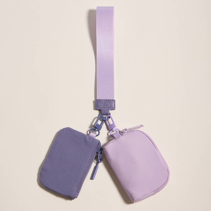 Lilla Haven - Wholesale Wristlet - Dual Color Coin Purse Key Chain Wristlet9