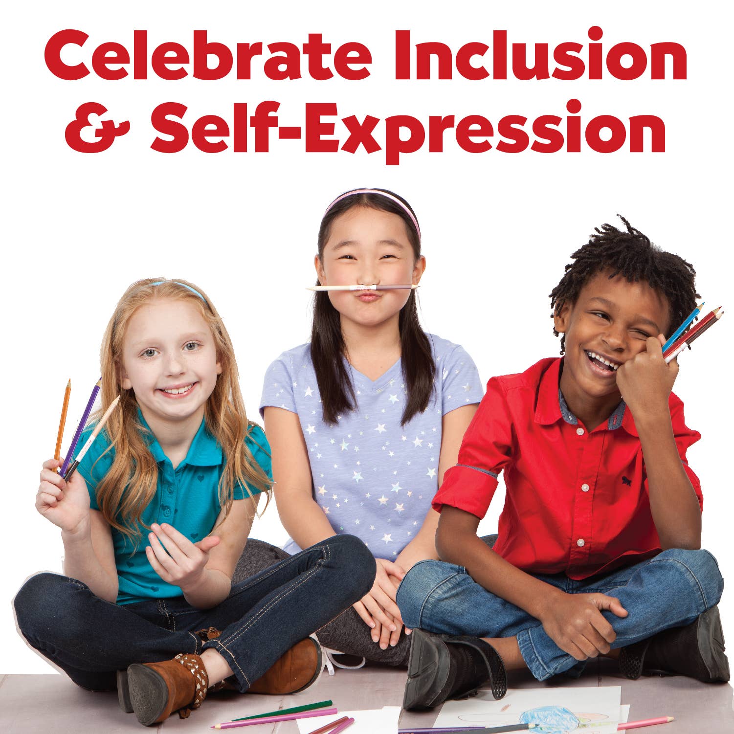 Faber-Castell / Creativity for Kids - Wholesale Colored Pencil - World Colors - 15 Colored Pencils with Skin Tones EcoPencils4