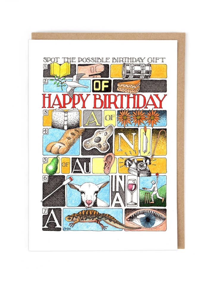 SPOT IT BIRTHDAY GIFT for wholesale by Cath Tate Cards