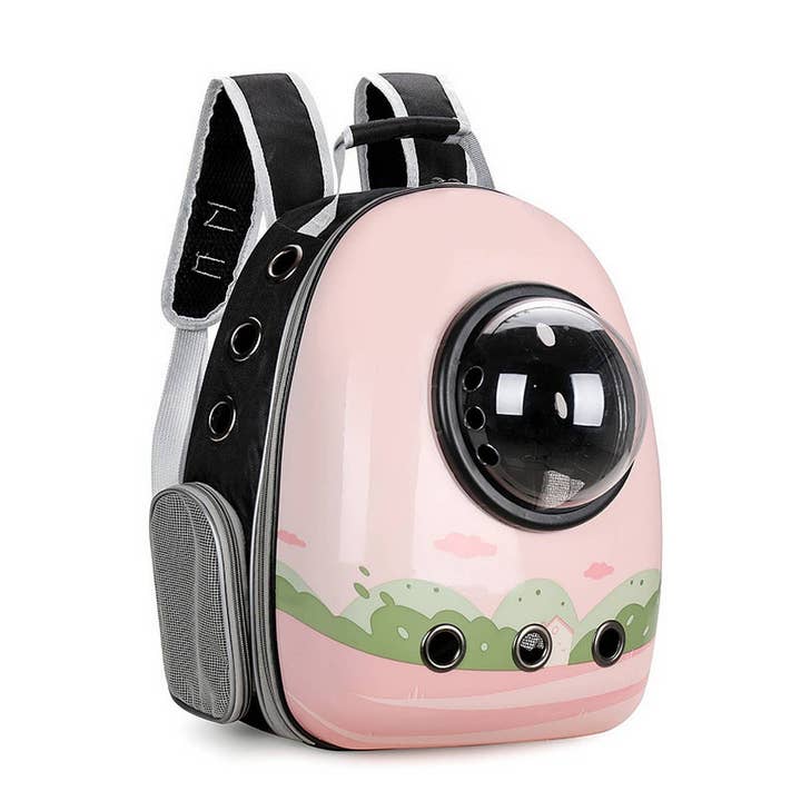 PAWPAWwholesale - Wholesale Pet Carrier - Cat/Dog - Transparent Space Capsule Cat Backpack Carrie_CWMM60271