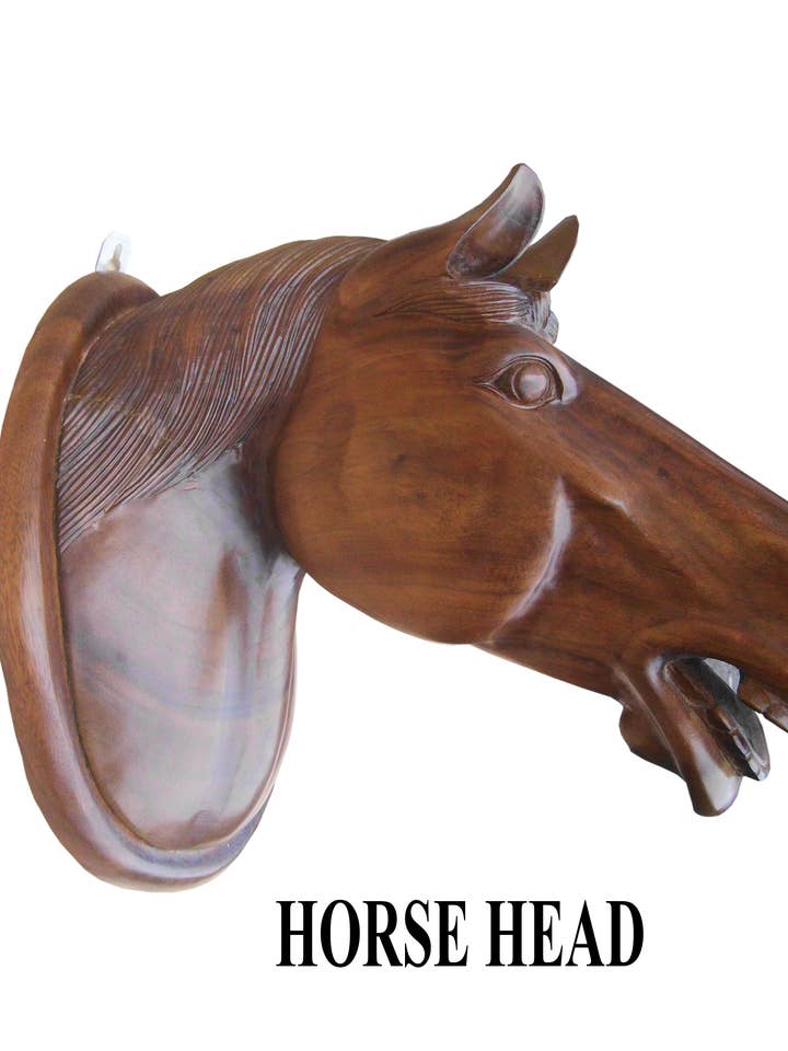 D-Art Collection Horse Head Wall Mount Statue for wholesale by D-Art Collection