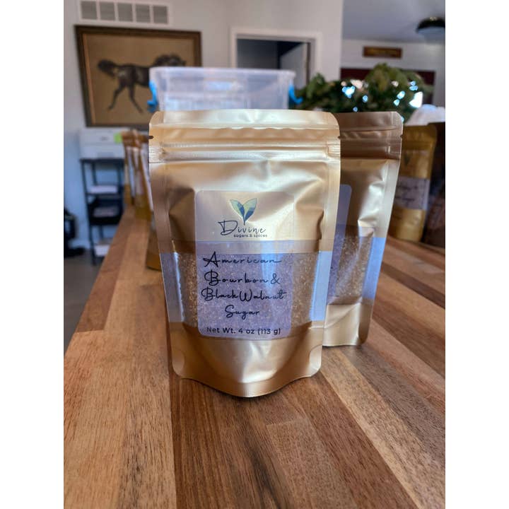 Divine Sugars & Spices - Wholesale Sugar/Sweetener - American Bourbon & Black Walnut Sugar