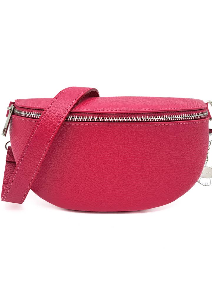 Sac banane en cuir véritable italien style bandoulière pour la vente par Ellas Trading