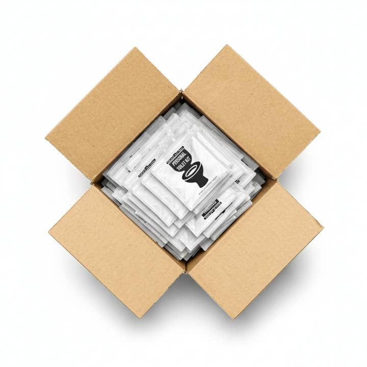 Kit U Safe - Wholesale Toiletry bag – Unisex - White and Black Toilet Kit9