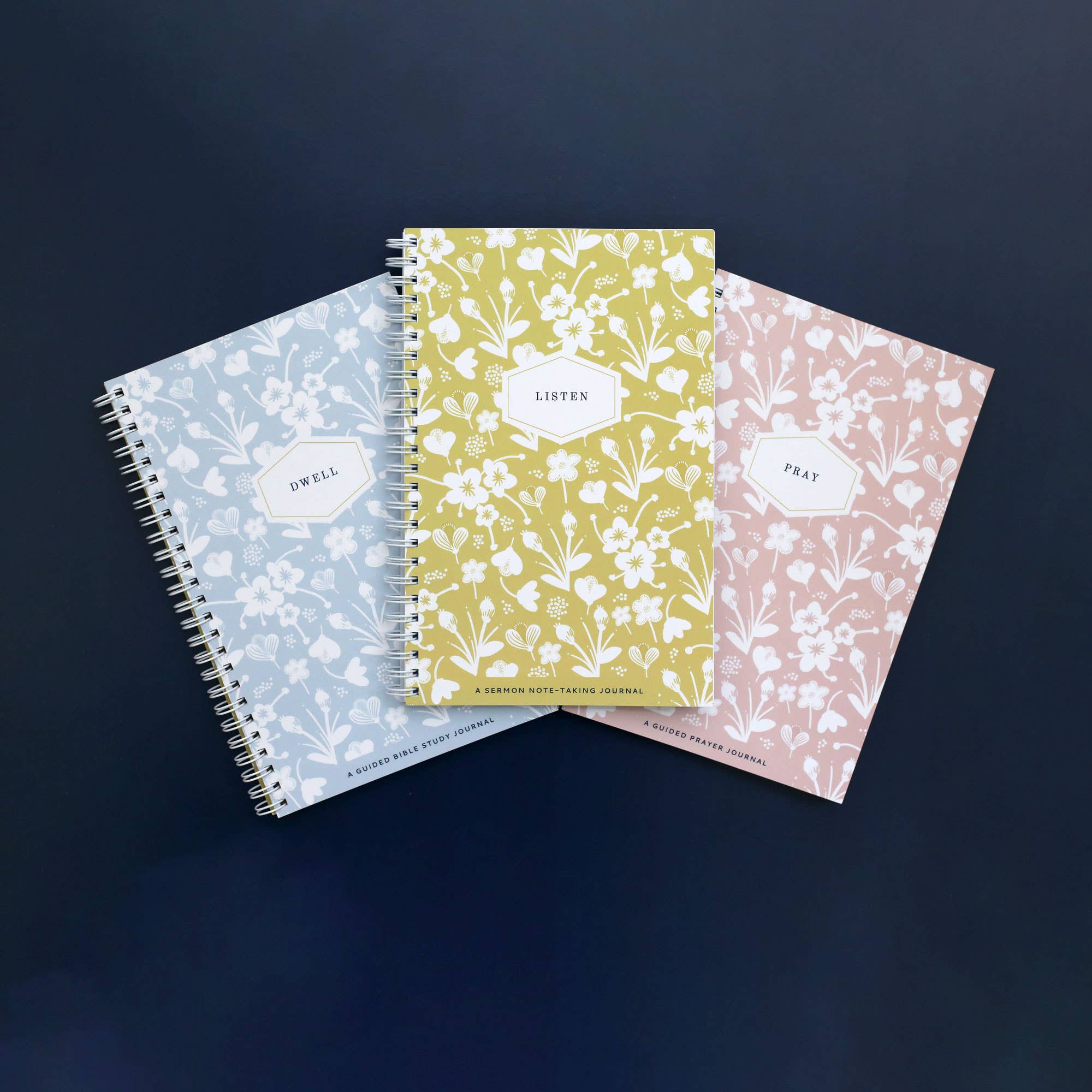 Muscadine Press - Wholesale Notebook - Sermon Notebook, Marigold Floral5