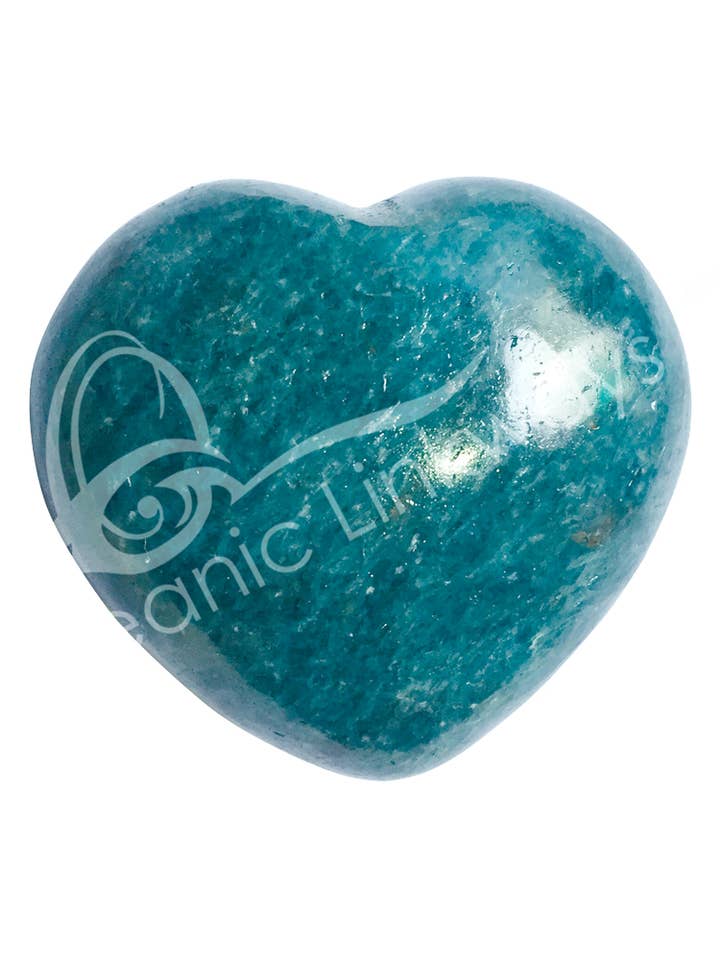(PC)HJERTE - KYANIT, BLÅ & GRØN 1,5-2" for engroshandel hos Oceanic Linkways Inc