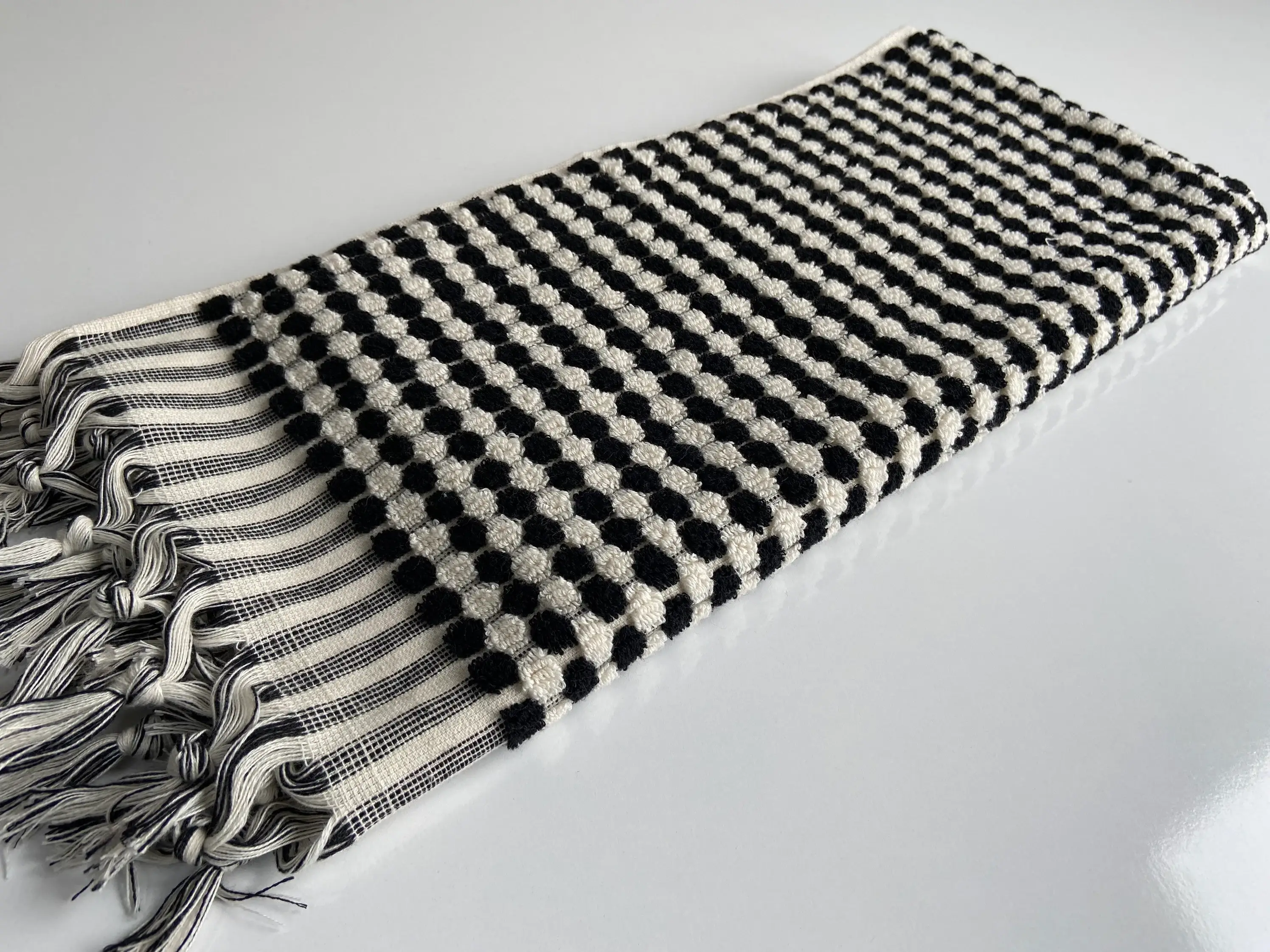 YURTLUS – Großhandel Händehandtücher – Organic Bubble Series — Handtuch 18x 37, weiches, dickes Handtuch, Küchentuch — Schwarz4