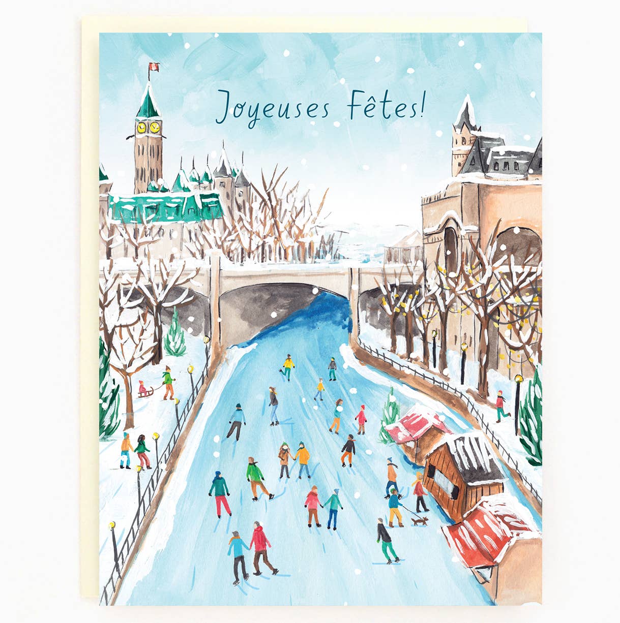 The Paperhood – wholesale Christmas card – French Ottawa Holiday Cards-Assorted Box Of 8 Greeting Cards4