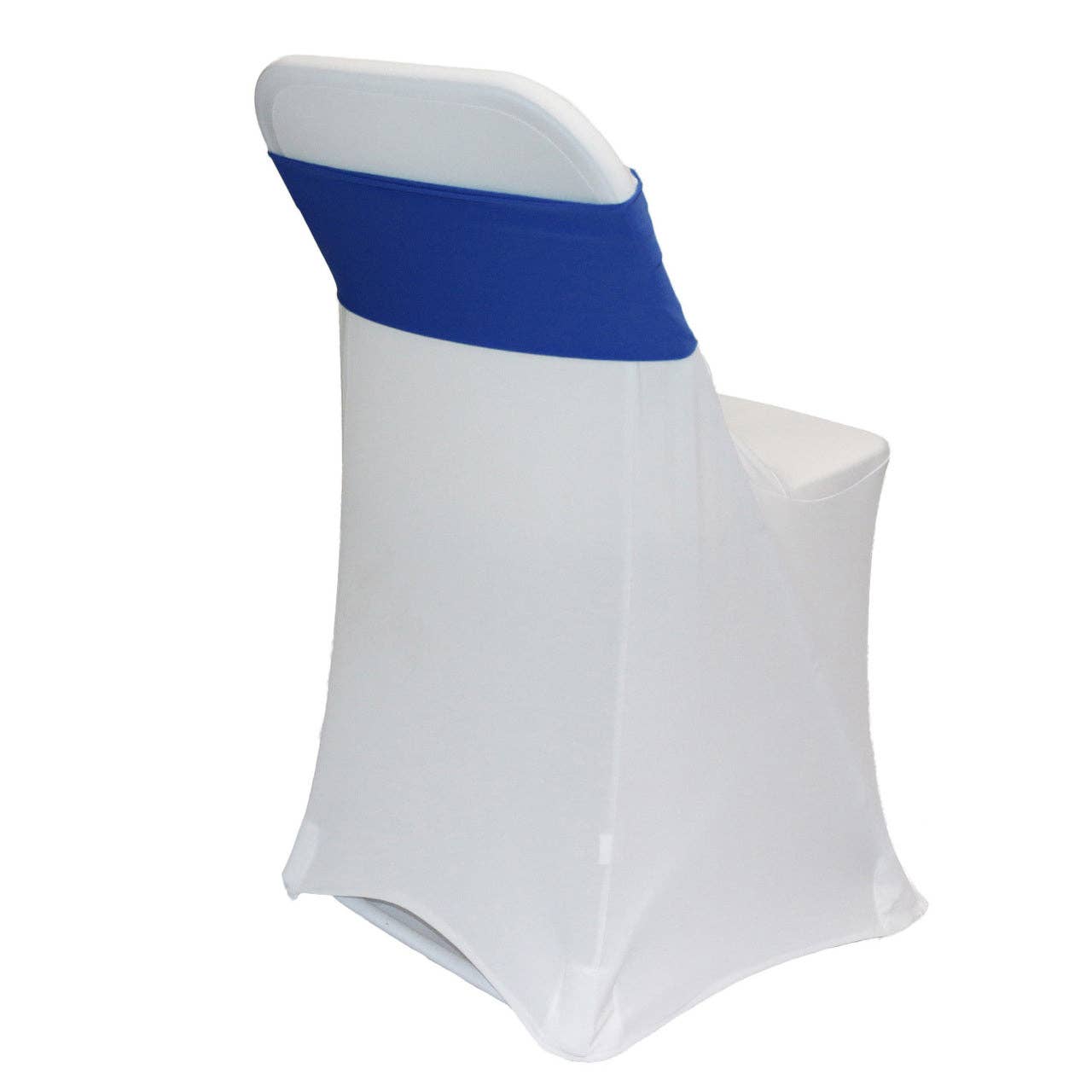 YOUR CHAIR COVERS - Wholesale Chair/Sofa Slipcover - Stretch Spandex Chair Bands Royal Blue (Pack of 10)1