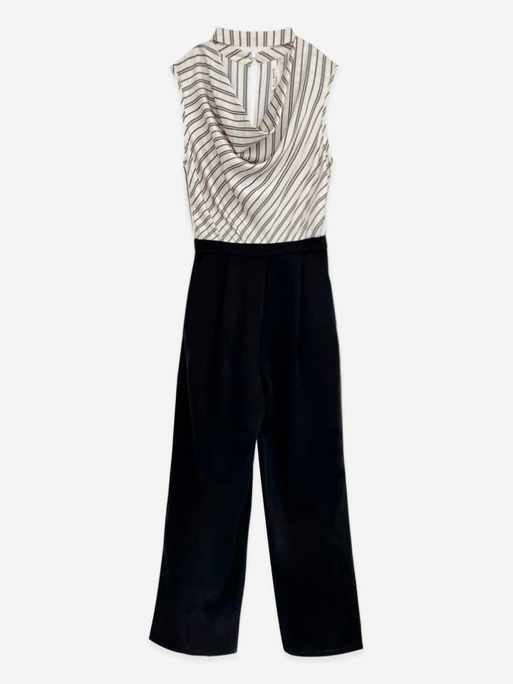 Elegante combinación de dos materiales para venta al por mayor de ELLI WHITE