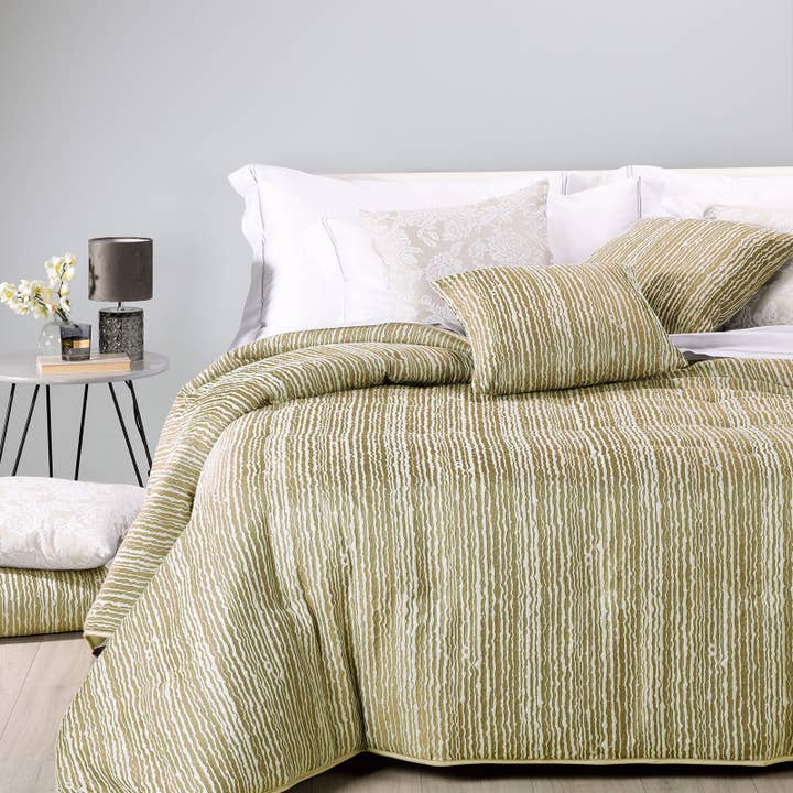 Zeer lichte jacquard satijnen dekbedhoes effen kleur Swing Dreaming voor wholesale door caleffi spa