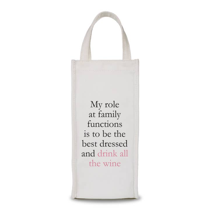 Wine Bag - Family Functions for wholesale by Toss Designs