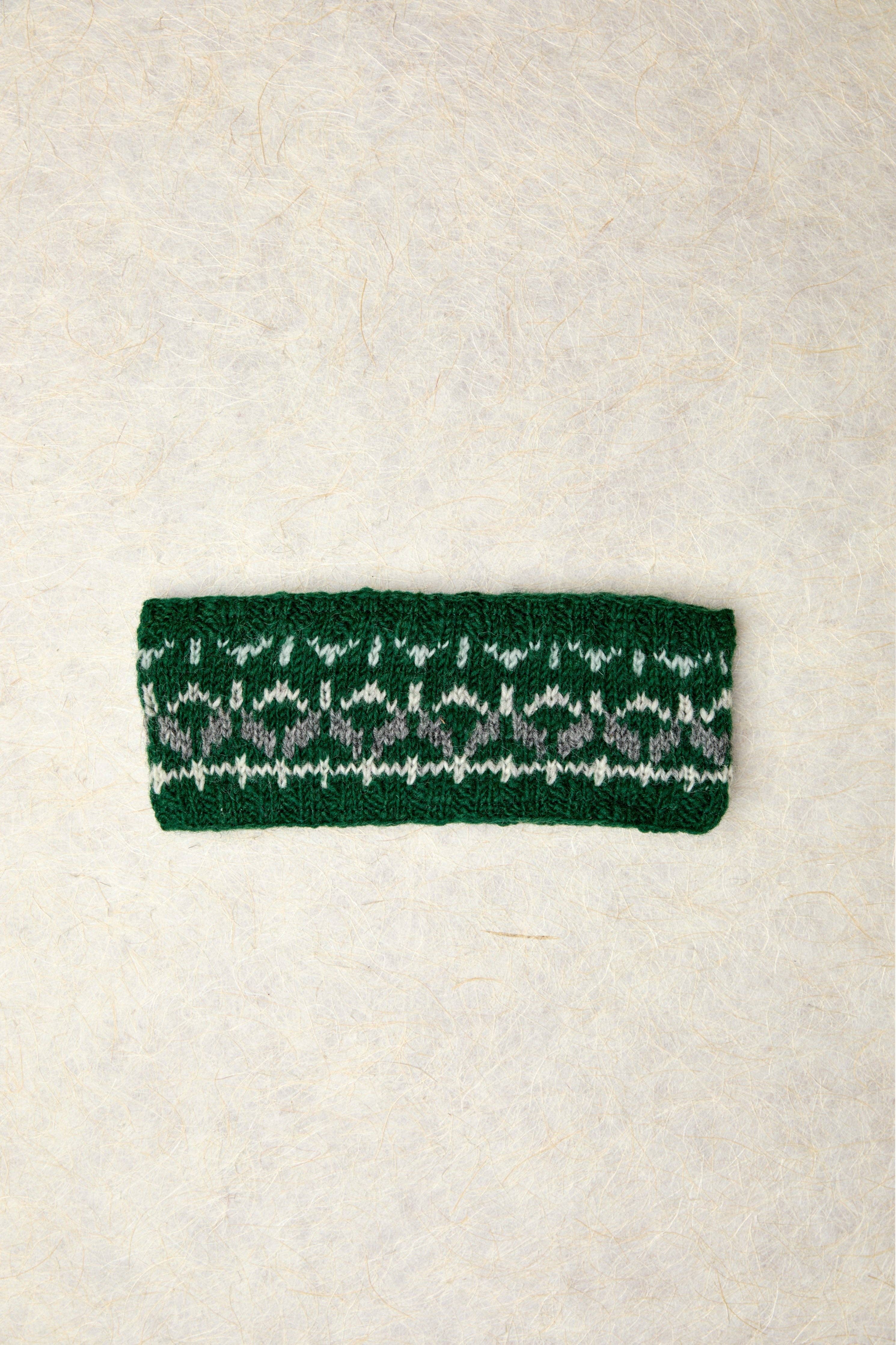 By Many Hands - Wholesale Fashion Headband - Women's - Freya Evergreen Knit Headband