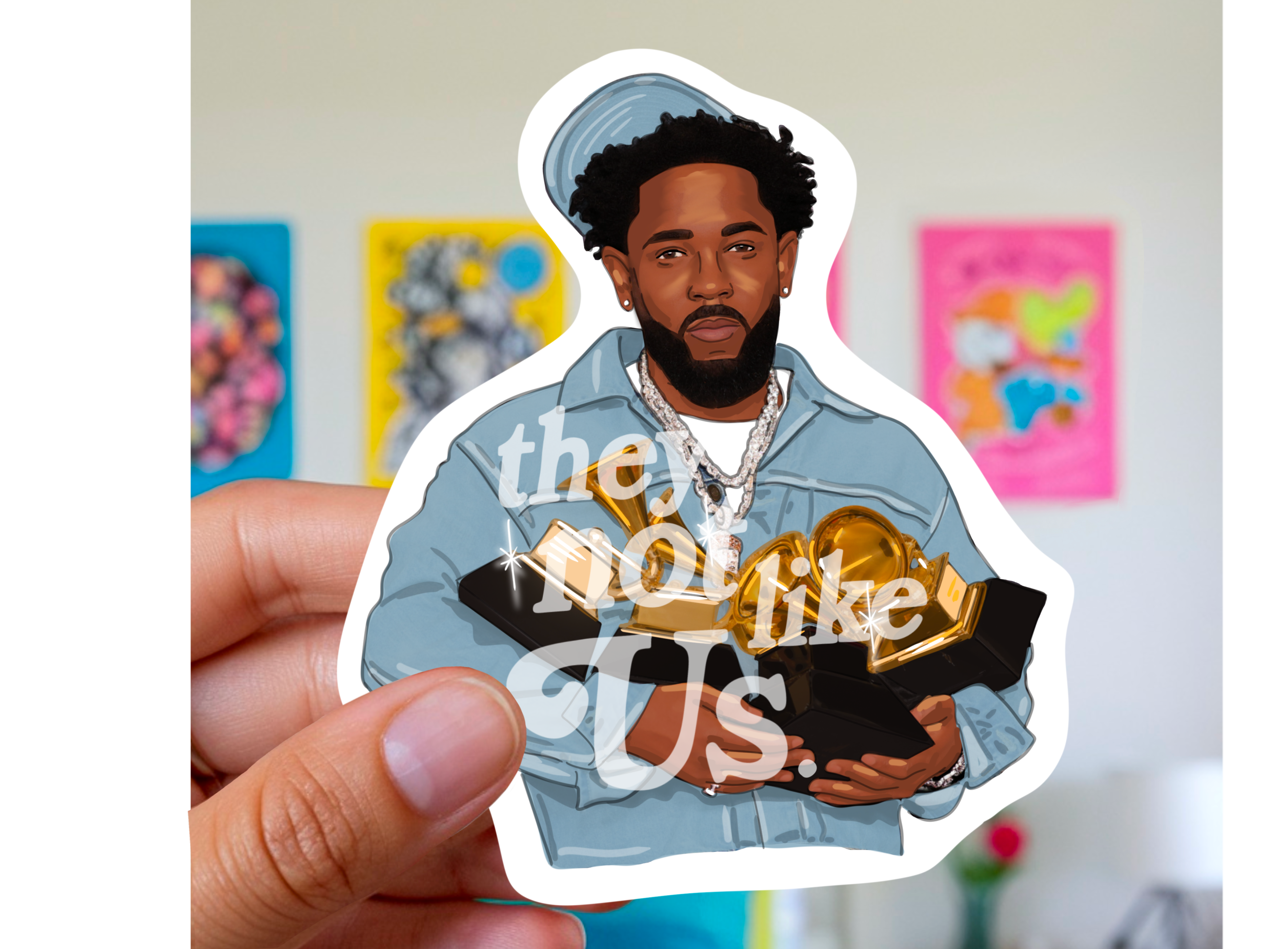 Cocollama Design - Wholesale Sticker - Kendrick Lamar Cute Vinyl Decal for Fans 1