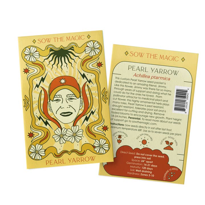 Sow the Magic - Wholesale Plant Seeds - Pearl Yarrow Tarot Garden + Gift Seed Packet
