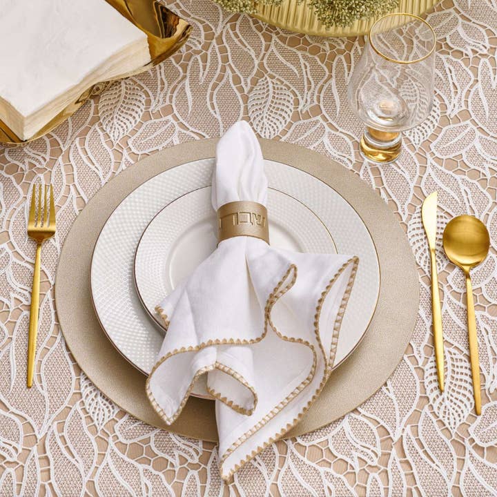 Waterdale Collection – wholesale Charger plate – Leather Round Chargers5