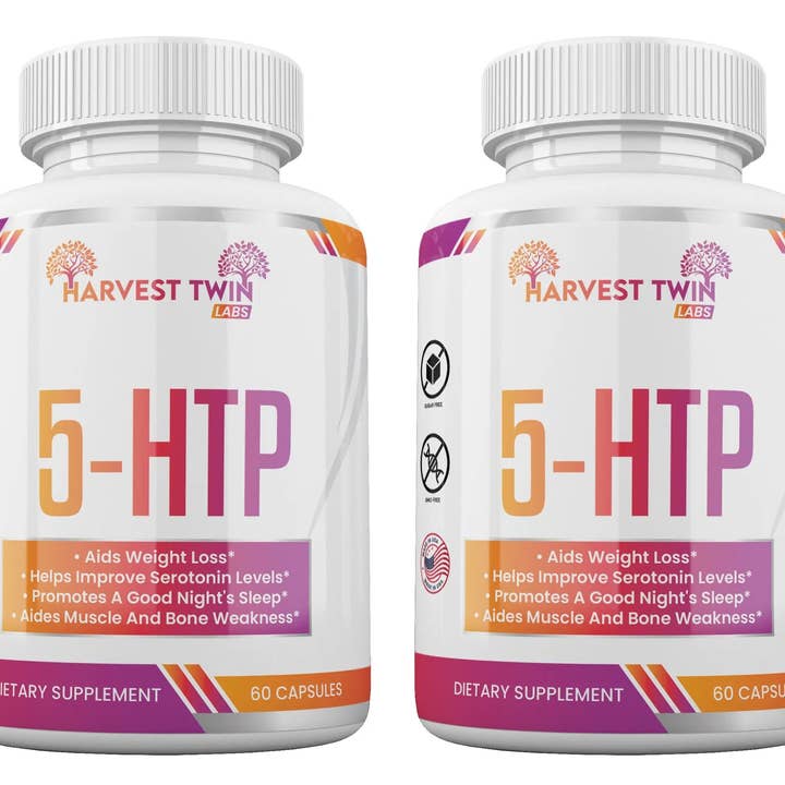 Harvest Twin Labs - Wholesale Oral Supplement/Vitamin - 5-HTP Mood Enhancer Supplement for Increased Serotonin Levels