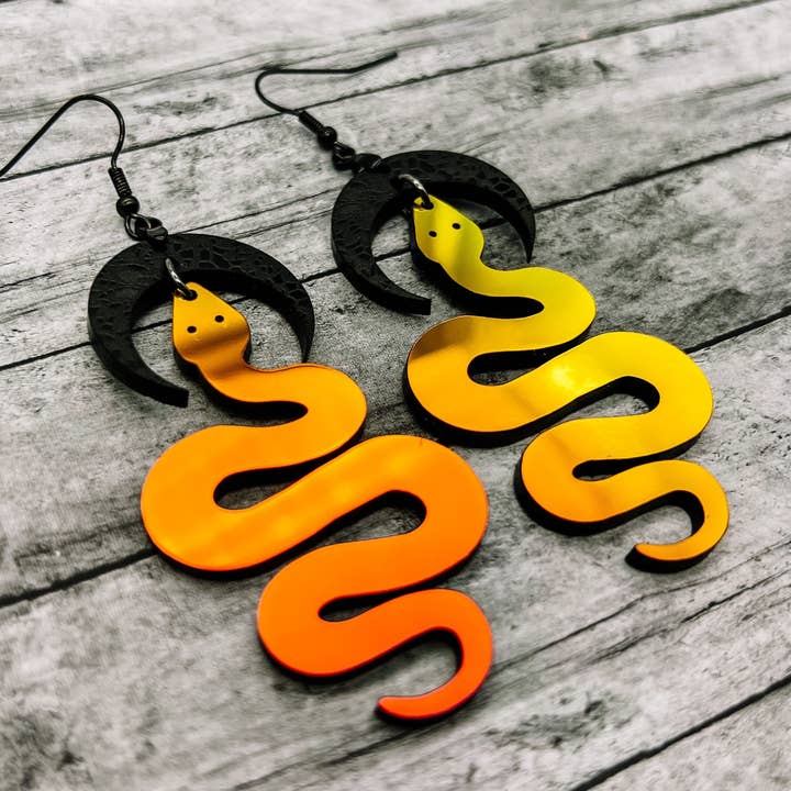 Color Shifting Snake Dangles for wholesale by Born 2 Blossom Designs
