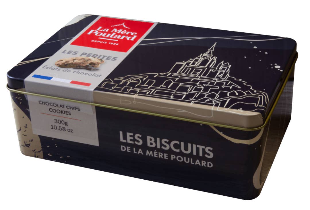 Biscuiterie La Mère Poulard - Wholesale Cookie - VINTAGE SUGAR BOX CHOCOLATE CHIP NUGGETS 300G