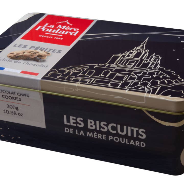ZUCKERDOSE JAHRGANG SCHOKOSTÜCKCHEN 300G für den Großhandel von Biscuiterie La Mère Poulard