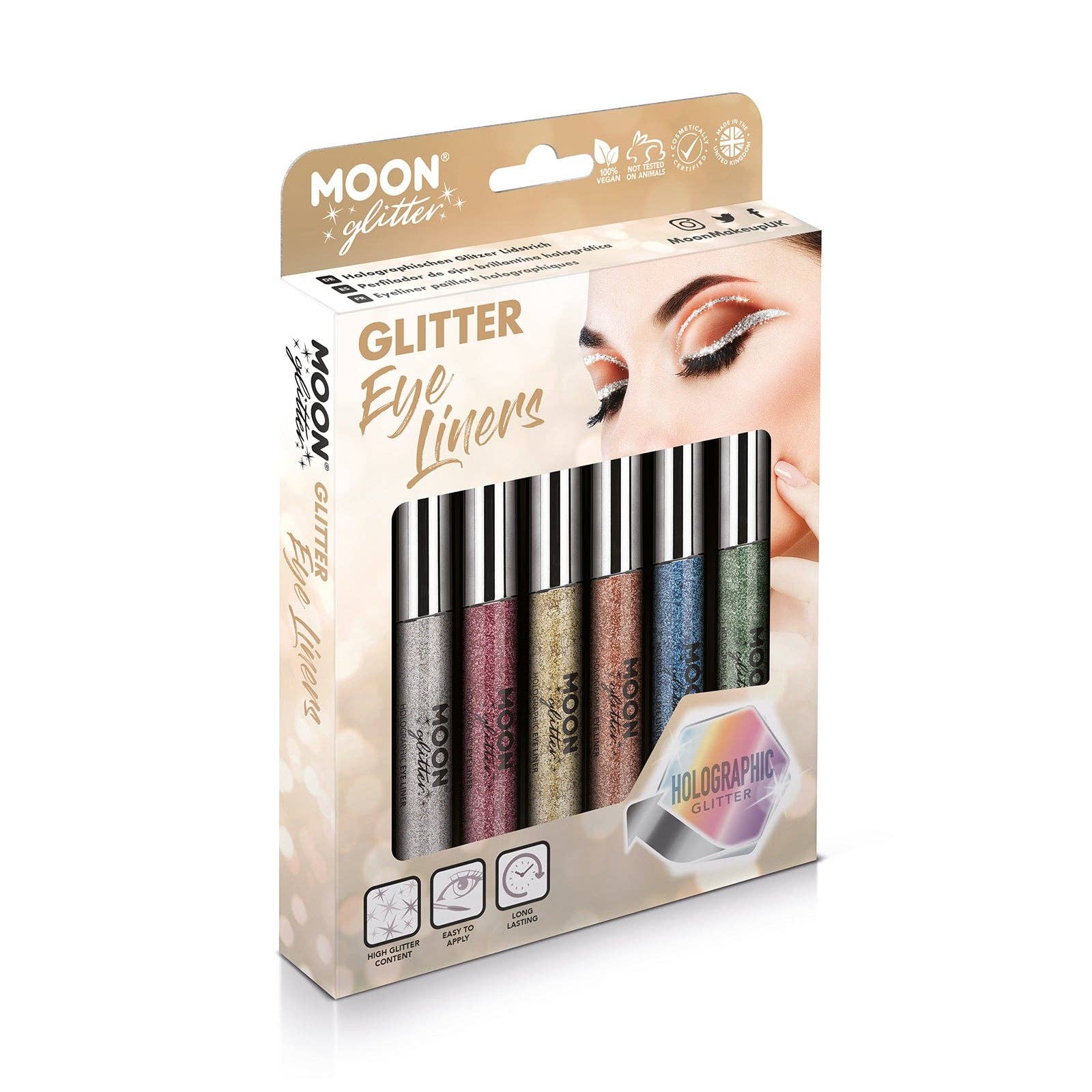 Moon Makeup – wholesale Eyeliner/pencil – Holographic Glitter Eyeliner8