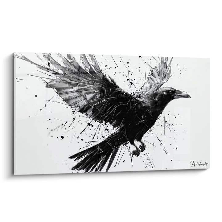 Quadro corvo N.º 3 - Edição Animais por atacado de Walensky