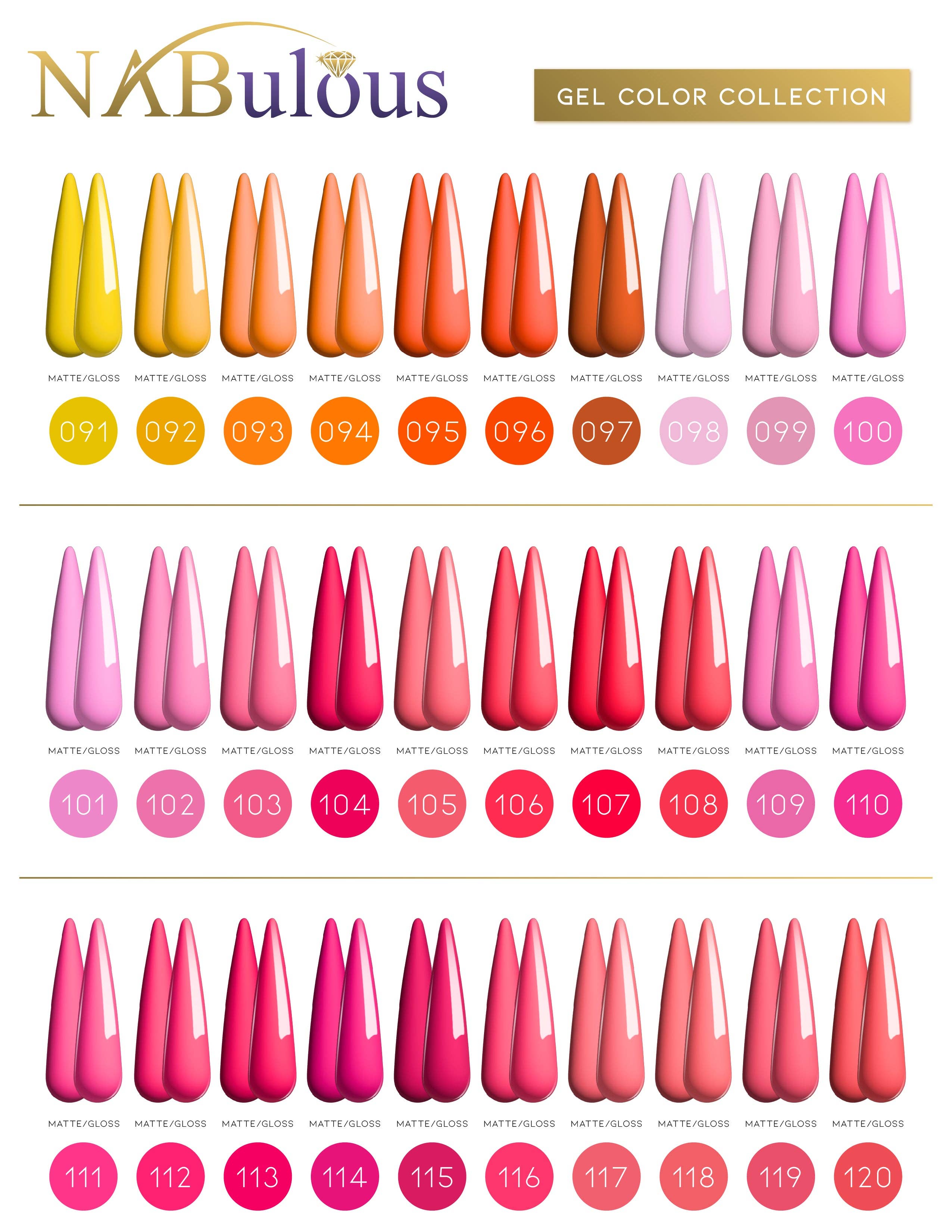 NABulous – Großhandel Nagellacke – Gelpoliturfarben 91-180 | NabuLOUS1