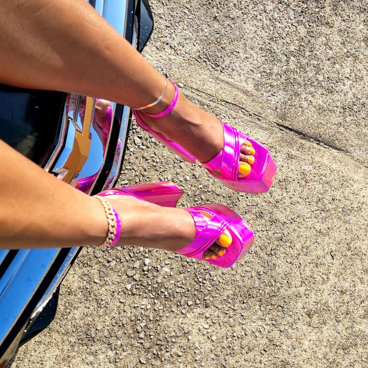 K Monae's - Wholesale High Heels - Women's - "Alicia" Chunky Heel