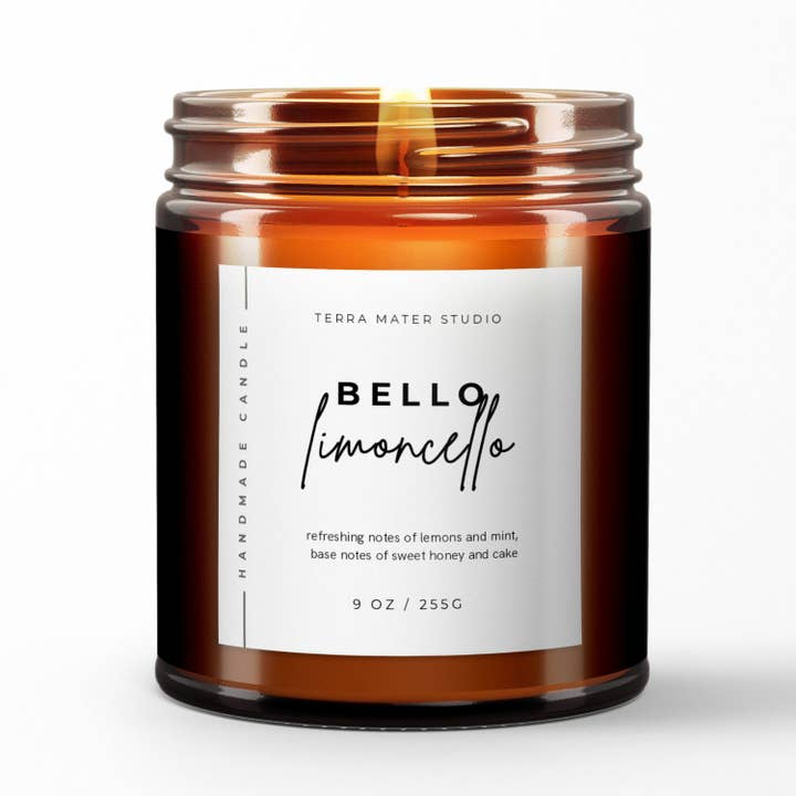 Bello Limoncello All-Natural Candle | 50+ Hour Burn and other Purchase Wholesale matériel coutellerie. Free Returns & Net 60 Terms on Faire trending on Faire.
