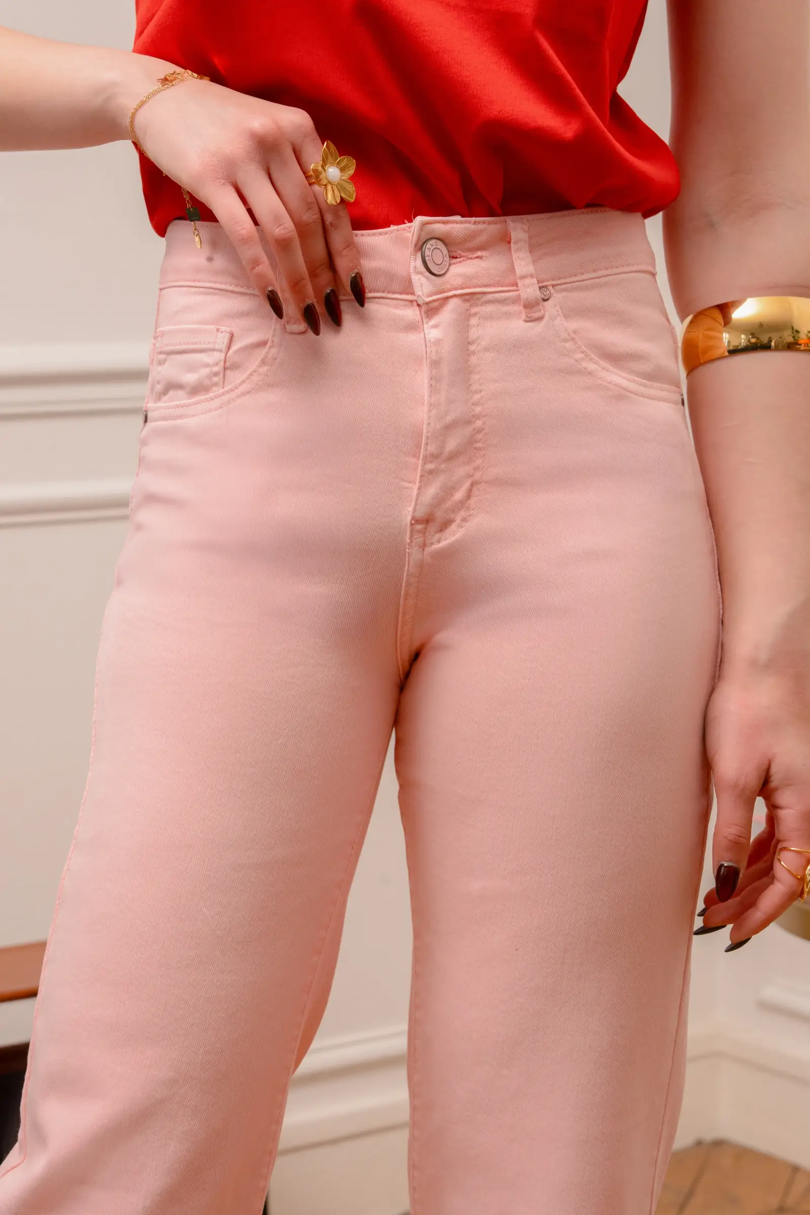 Vivid - Vendita all'ingrosso Jeans - Donna - Jean a gamba larga colore7