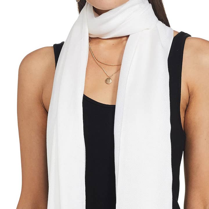 Ecogram – Großhandel Schal – Damen – Schals in Weiß2