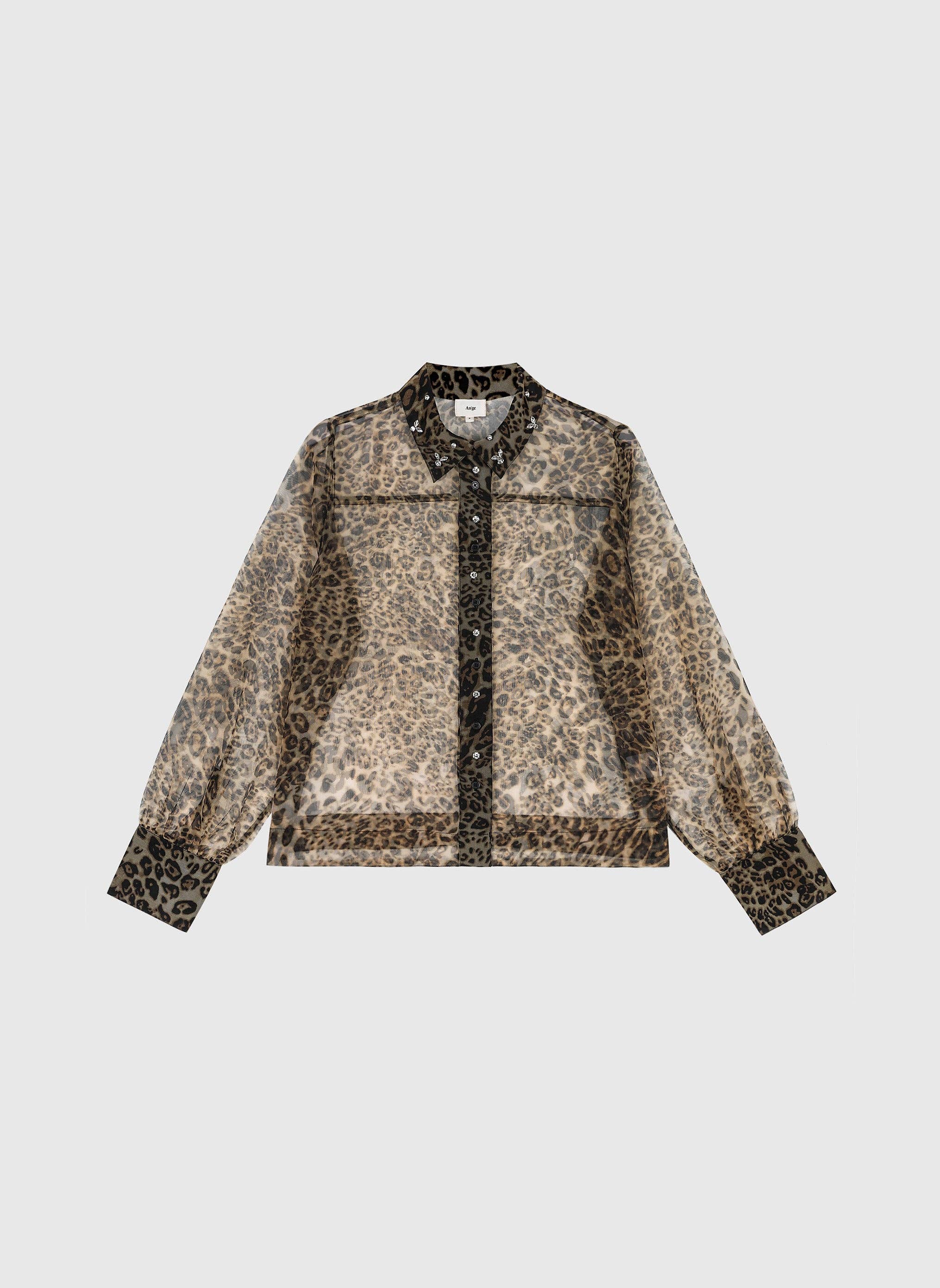 An'ge - Venta al por mayor Camisa con botones - Mujer - Camisa SOUMALINDA Bengali camel4