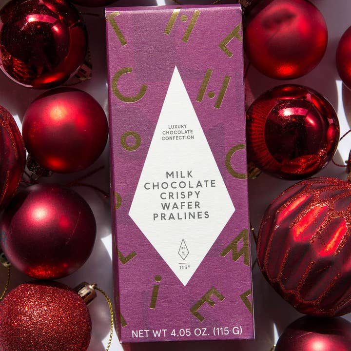 The Chocolatier - Wholesale Chocolate-covered sweets - MILK CHOCOLATE CRISPY WAFER PRALINES