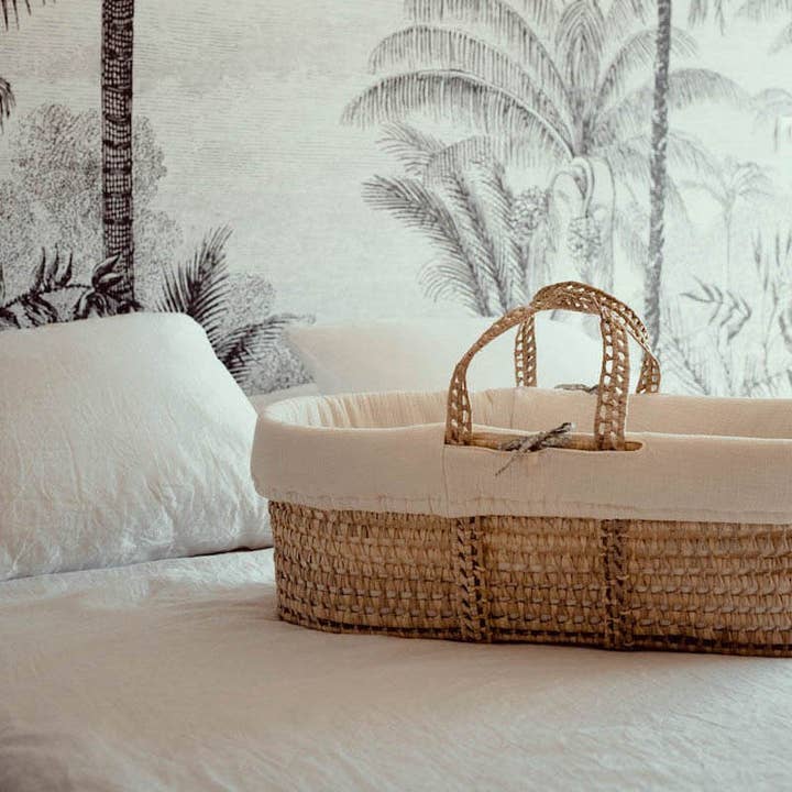 Manufacture des bébés français - Wholesale Bassinet - Baby - Ecru Moses Basket