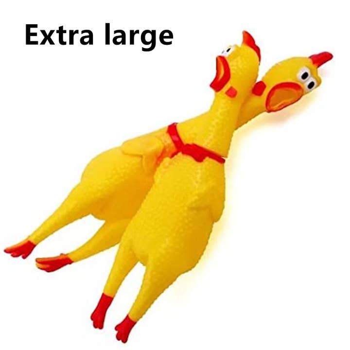 Tsyware - Wholesale Pet Chew Toy - Dog - 16 in Fun Pet Dogs Toy Shrilling Rubber Chicken Chew Sound