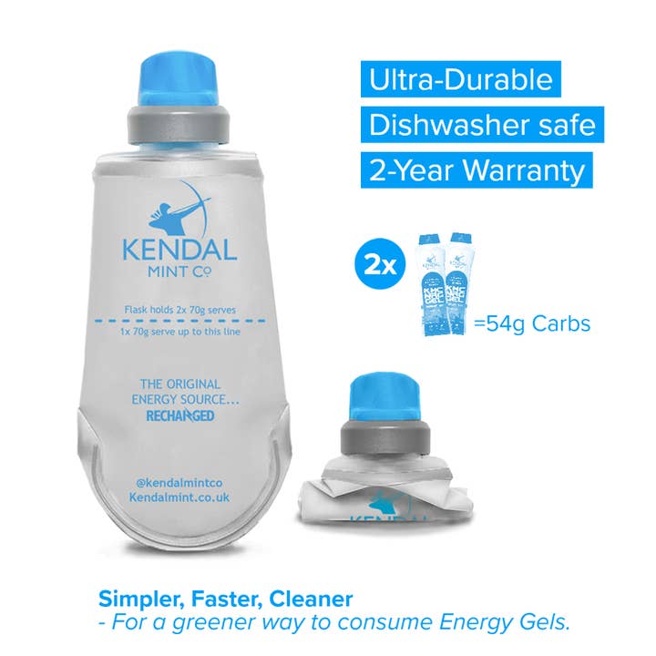 Translucent Refillable Energy Gel Soft Flask for Sports Nutrition 150ml for wholesale on Faire