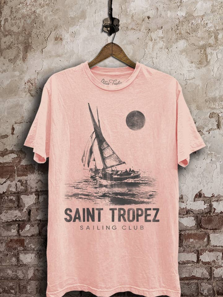 Saint Tropez Graphic Top for wholesale by Lotus Fashion Collection