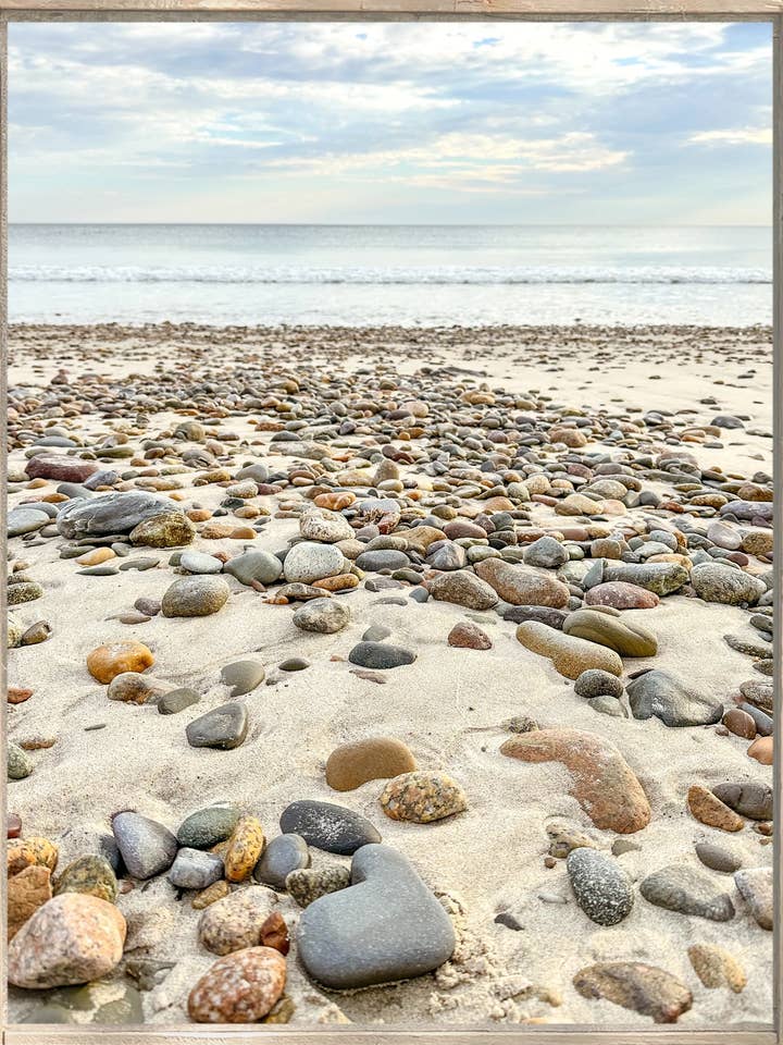 Heart Rock Beach for wholesale by Jill Mason Art