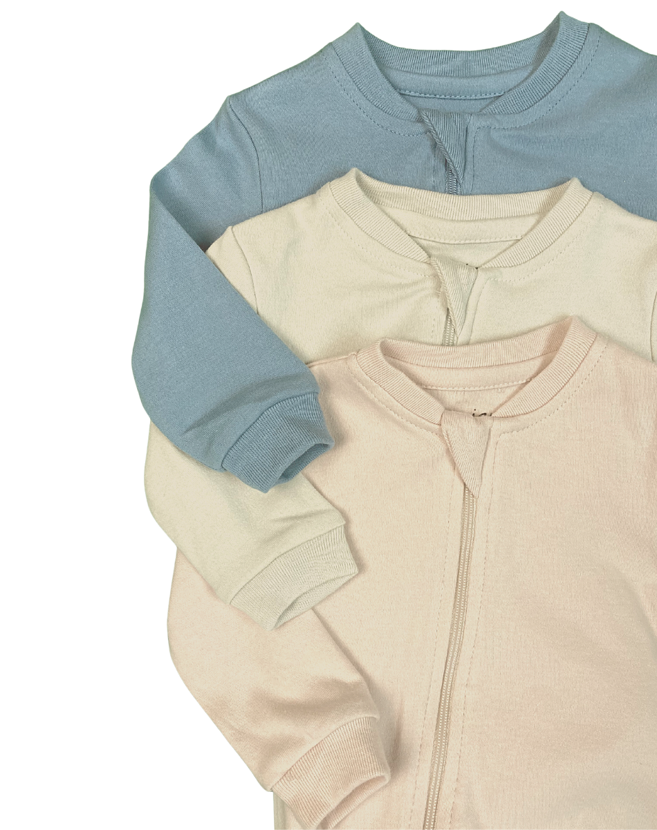 ZippyJamz - Wholesale Jumpsuit - Baby - Baby Grey - Babysuit - Footed2