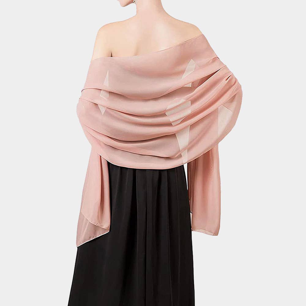 Sensibling Corp. - Venta al por mayor Bufanda - Mujer - Chal ligero de gasa para envolver y usar como bufanda13