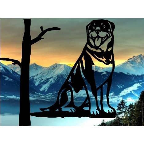 Rottweiler 14X15 por atacado de PDR Metal Art and Fab