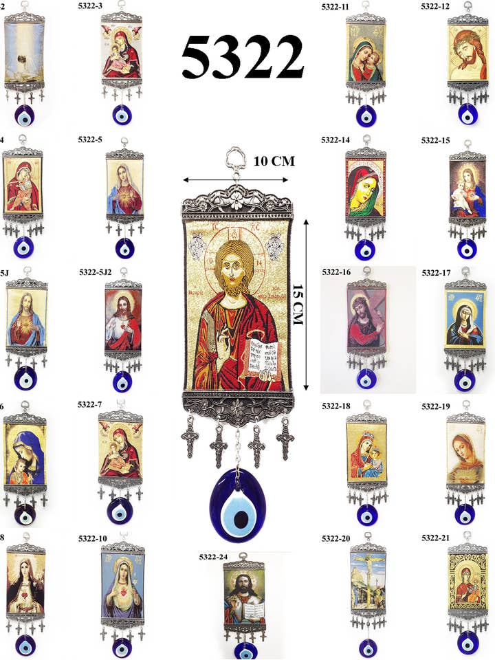 Tappeto religioso da appendere e accessorio per la casa Lucky Eye #5322 per la vendita all'ingrosso da parte di Lucky Eye
