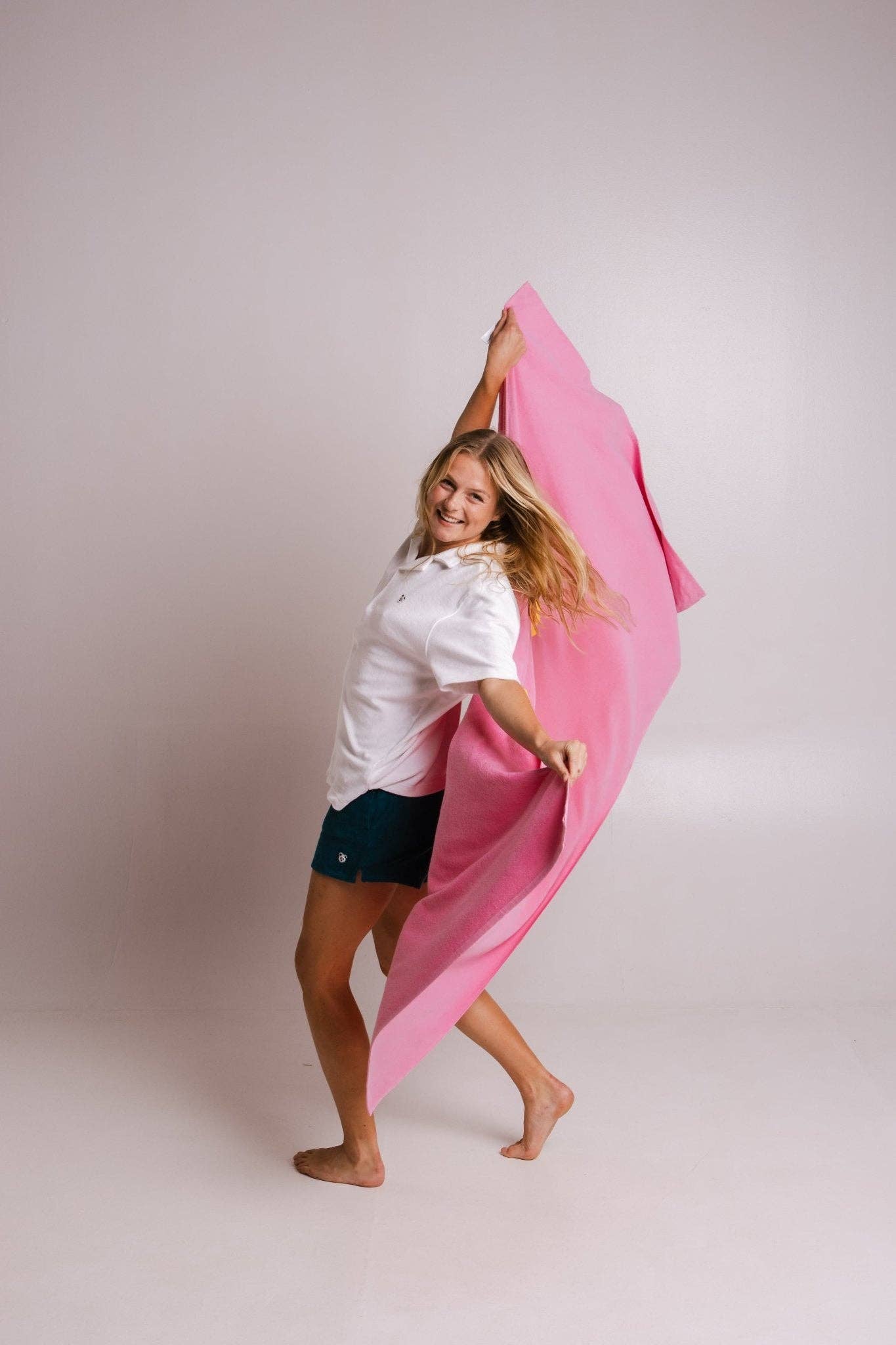 Sossu - Wholesale Beach Towel - Seahorse Peshtemal - Pink2