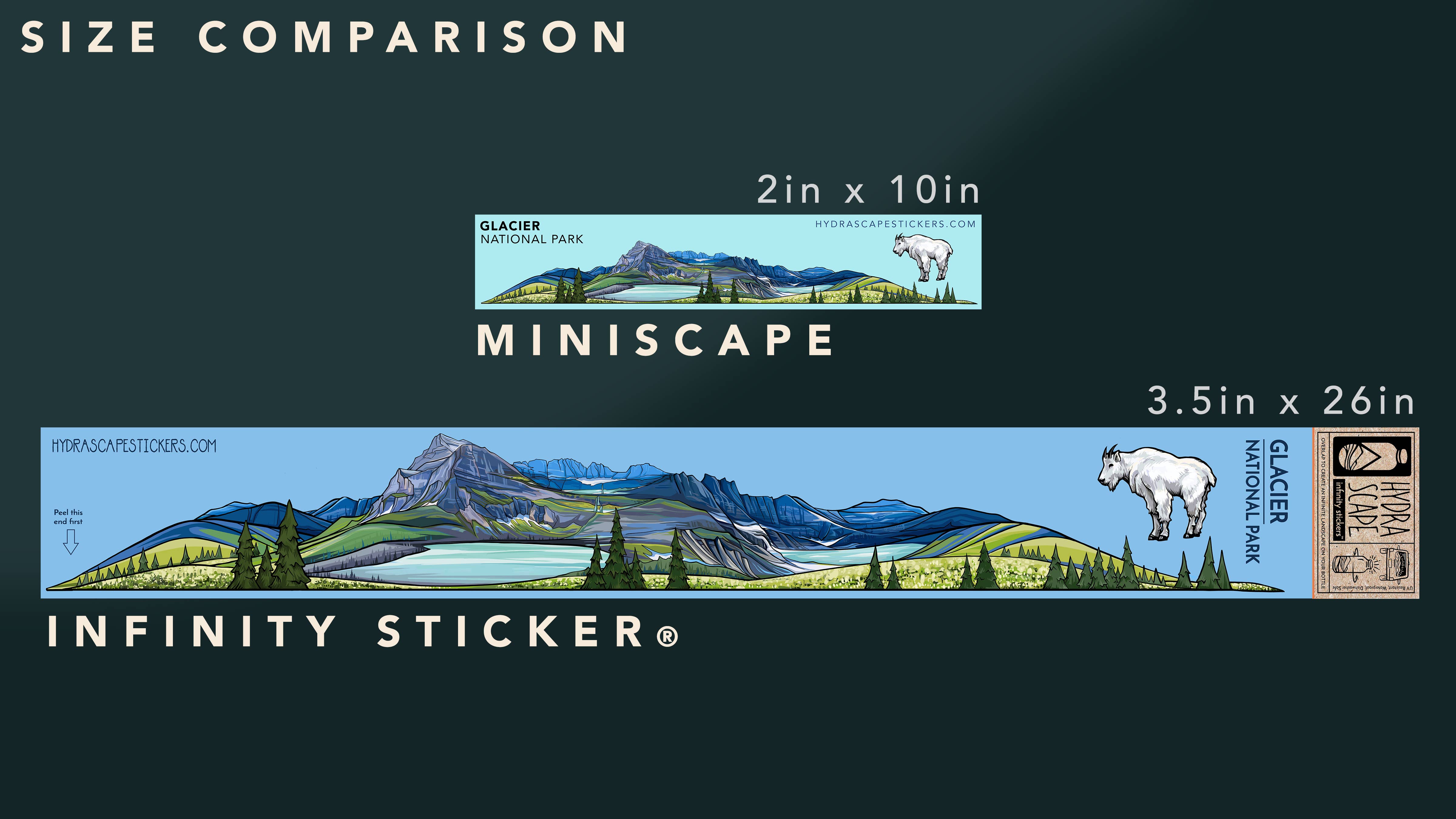 Hydrascape Stickers - Wholesale Sticker - Acadia National Park Miniscape Sticker5
