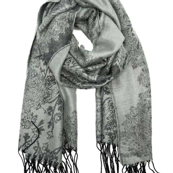 LINETA - Wholesale Scarf - Women's - Fringe scarf8