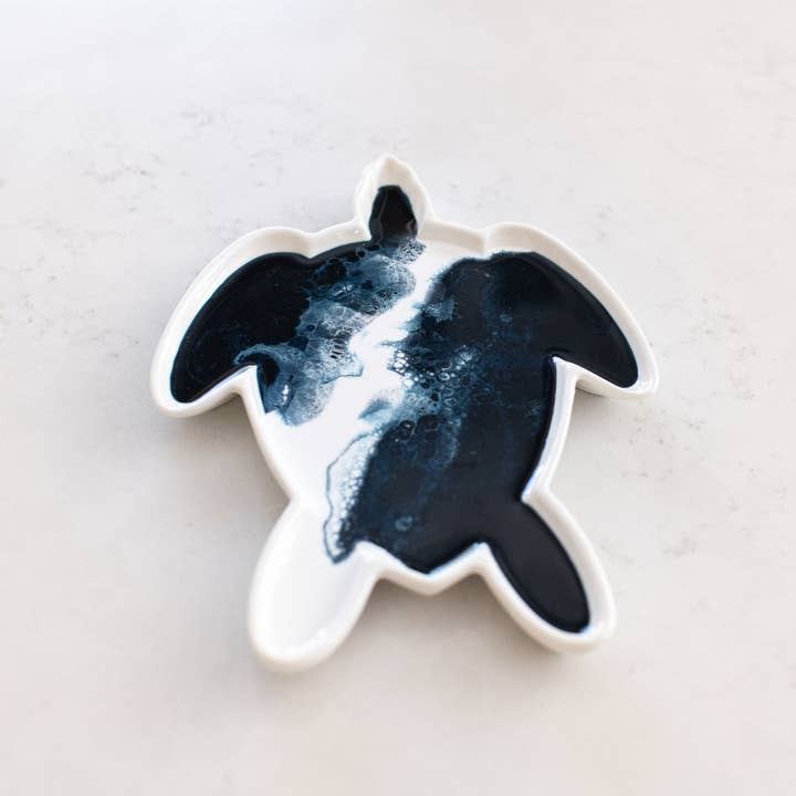 Lynn & Liana Designs - Wholesale Decorative Tray - NEW!! Turtle Shaped Ceramic Tray - NO TARIFFS!7